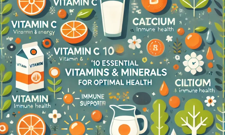 10 Essential Vitamins and Minerals for Optimal Health