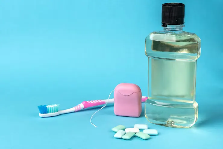 hydrogen peroxide rinse